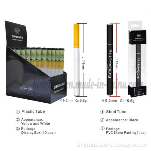 Disposable E Cigarette E Hookah Cigarette 600 Puffs Disposable E Shisha